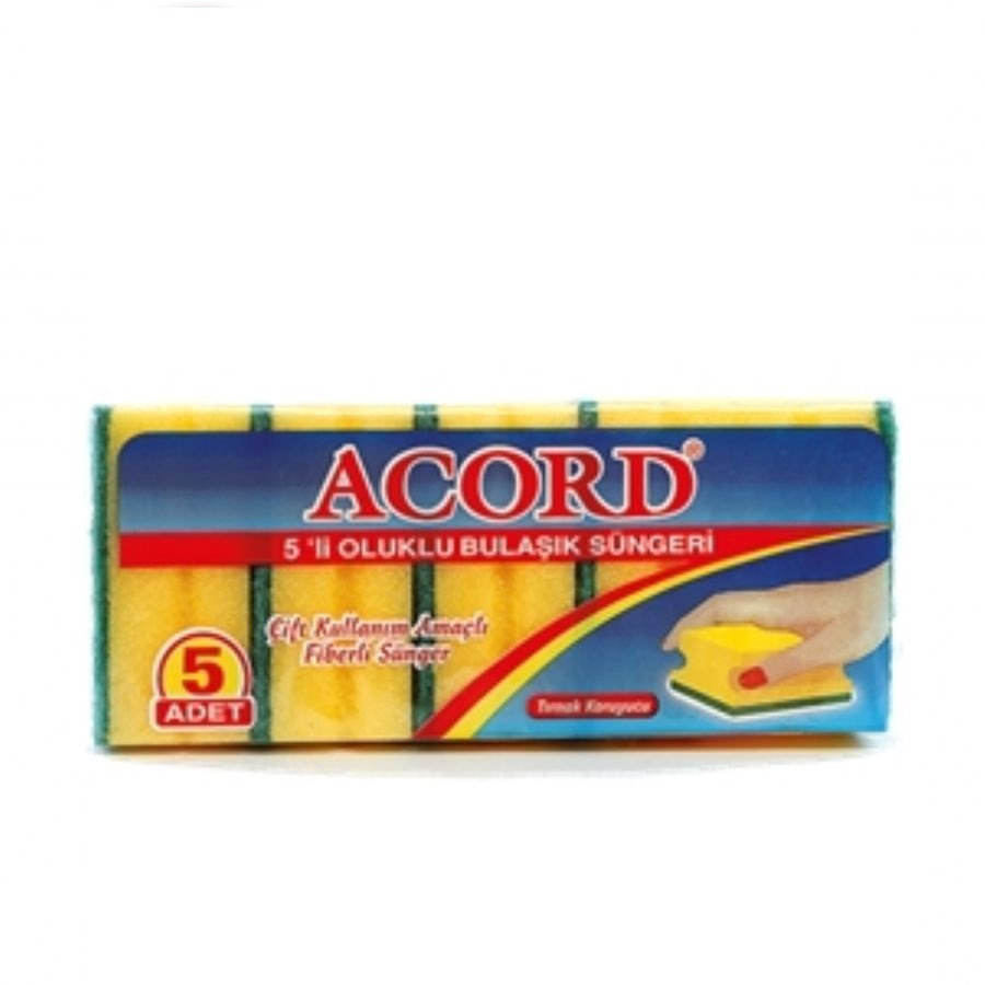 Acord 5 li bulaşık süngeri